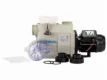 Filter pump for pool water, suitable for pool cleaning and water circulation.