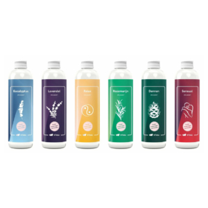 Eucalyptus, Lavender, Relax, Rosemary, Pine, Sensual.