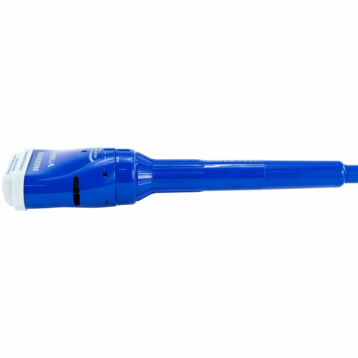 Pool Blaster Aqua Broom ULTRA pool vacuum cleaner with pole for cleaning.