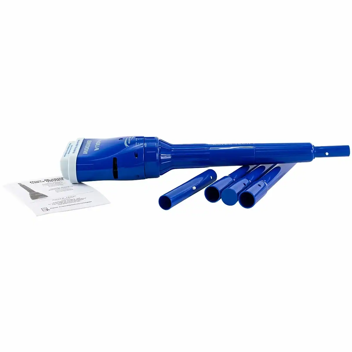 Pool Blaster Aqua Broom ULTRA pool vacuum cleaner with pole for quick and effective cleaning.