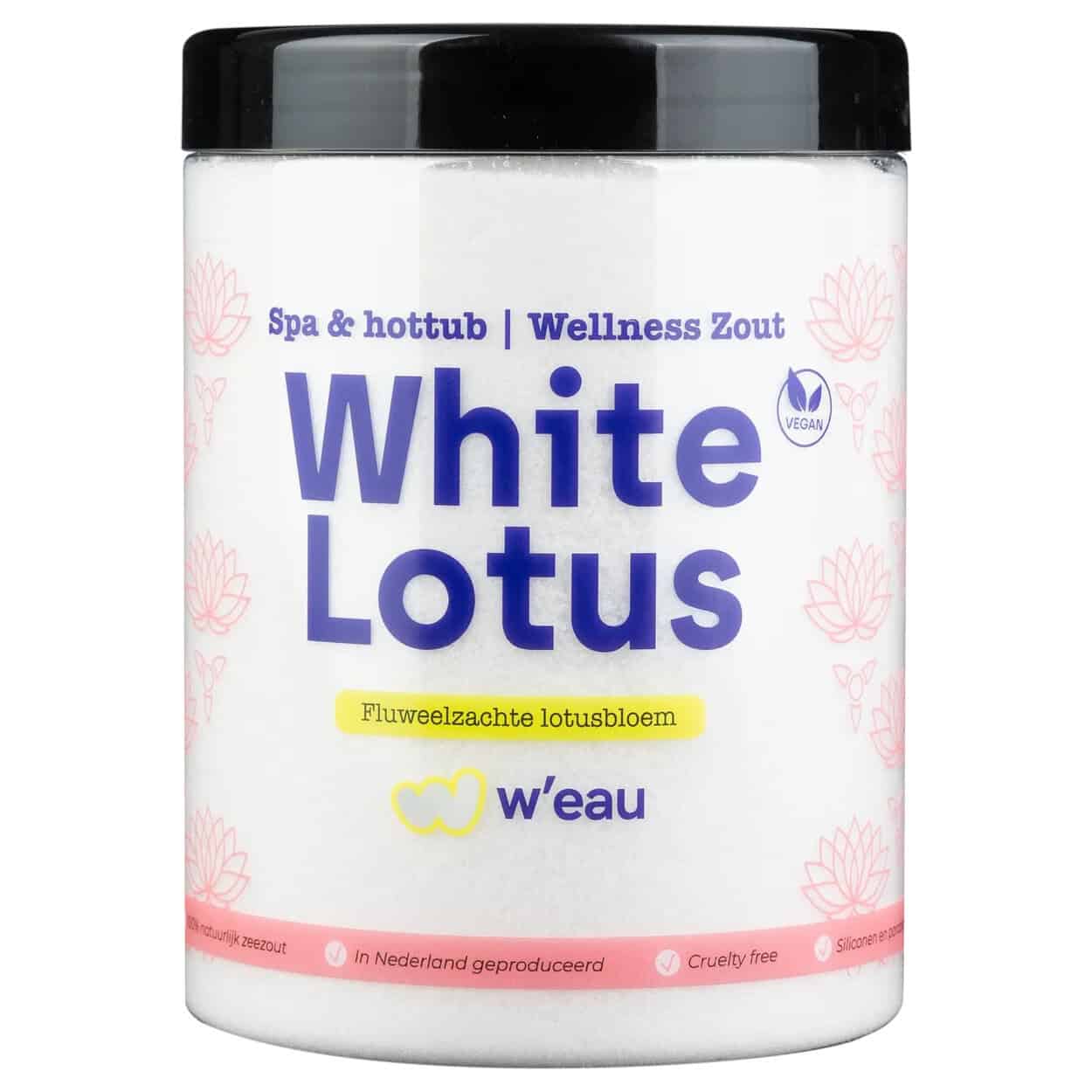 W'eau bath salt - White Lotus - 1250 grams