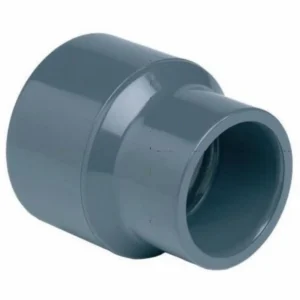 Reducer coupling PVC 63/50mm for pool installations.