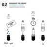 Ondilo ICO Redox sensor for salt water pools, suitable for measuring pH and ORP values.