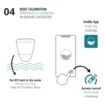 Salt water pool sensor for accurate water quality monitoring.