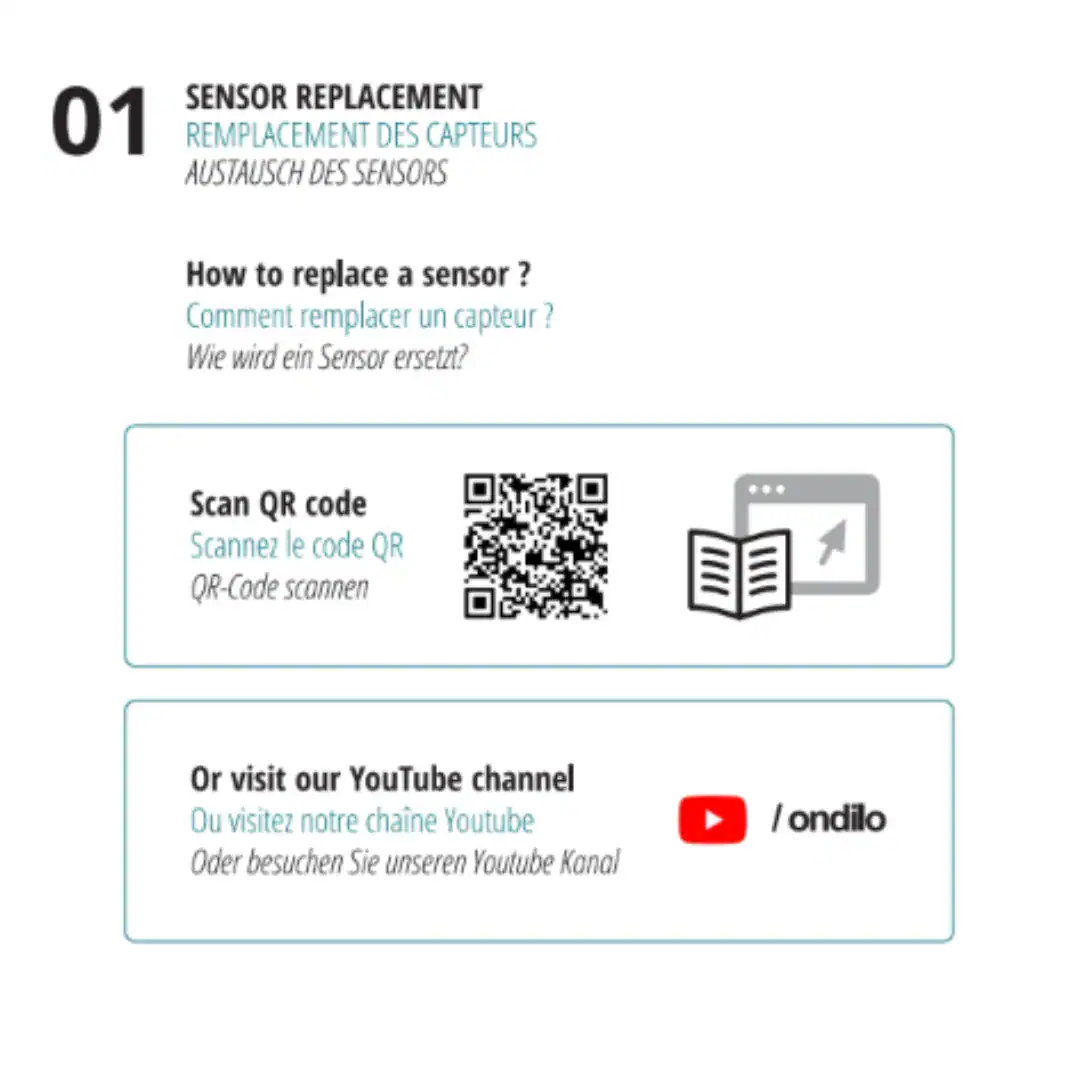Ondilo ICO Redox sensor for salt water pools, accurate water quality measurement.