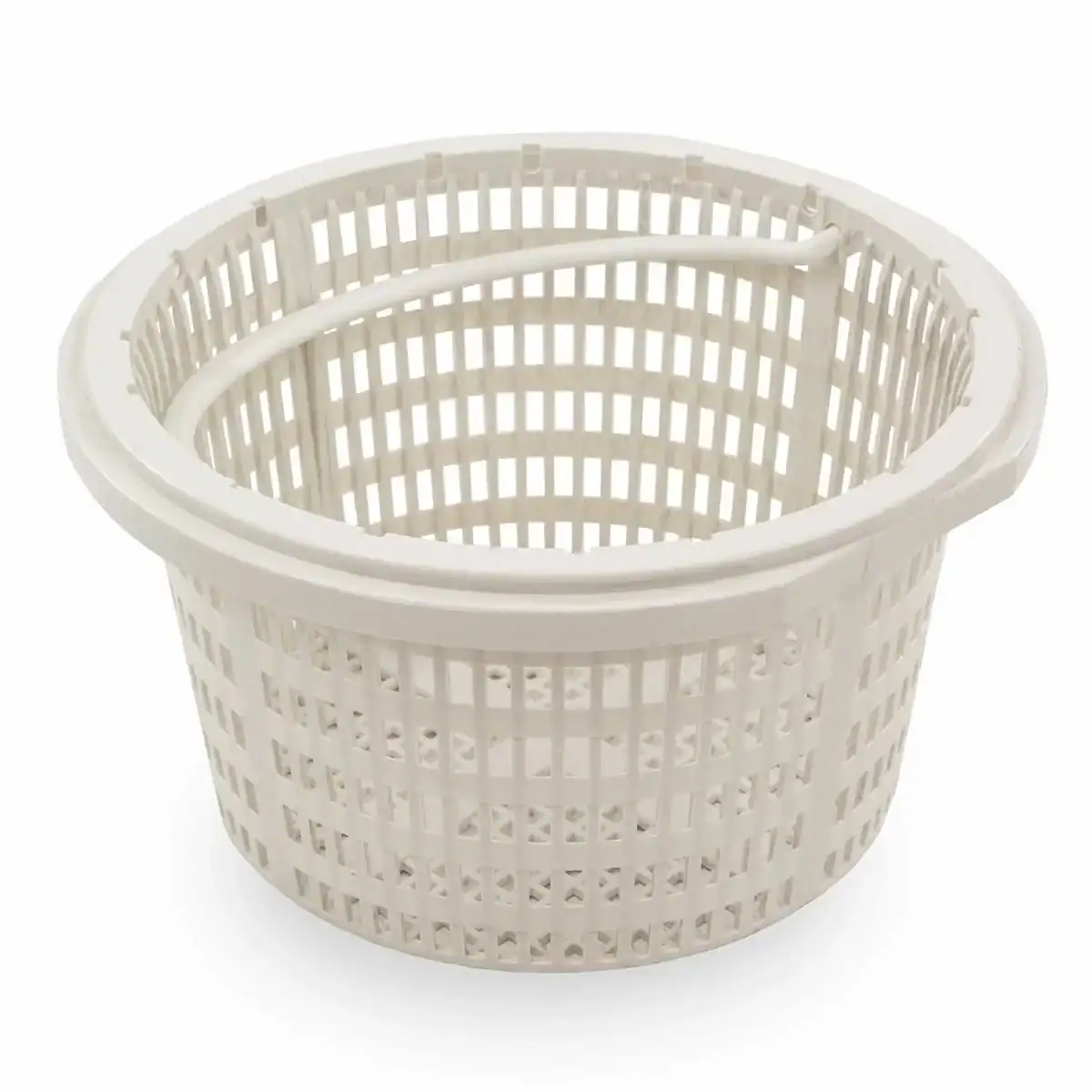 Skimmer basket for pool Astral Type 2, plastic, white, easy to install.