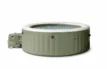 Intex Pure Spa Bubble Massage Olive Green, 4-person inflatable spa for relaxation and massage.