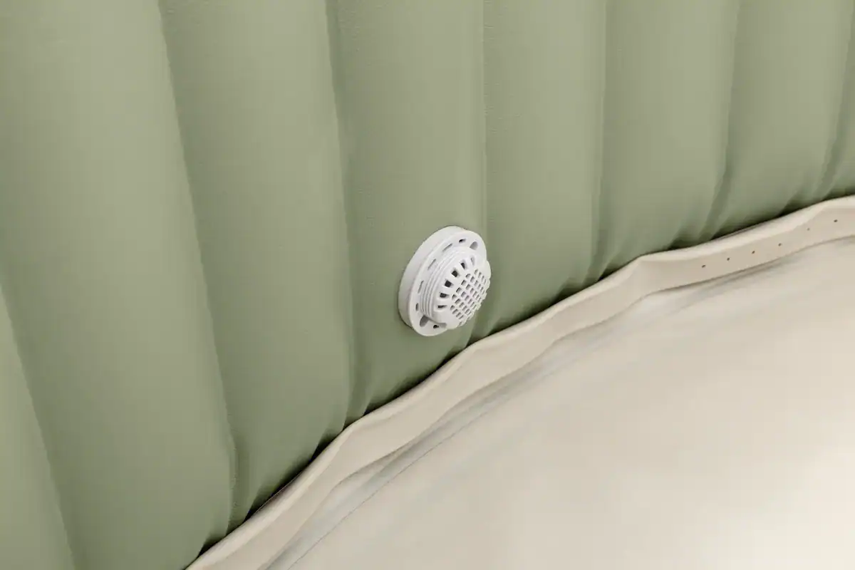 Intex Pure Spa Bubble Massage Olive Green, inflatable spa for 4 people with bubble massage.
