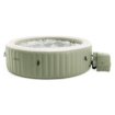 Inflatable green spa with bubble massage for 4 people.