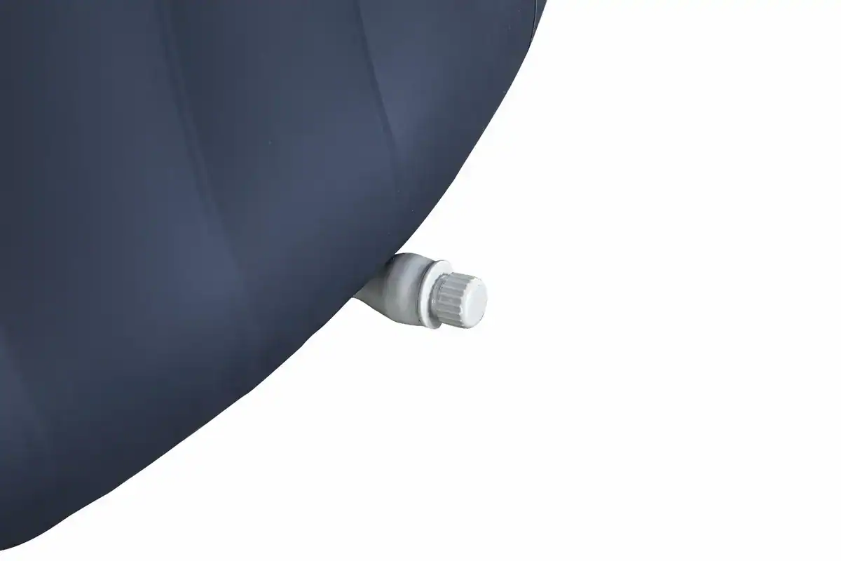 Close-up of the air valve on the Lay-Z Spa Miami EnergySense Airjet, 4-person inflatable spa.