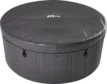 Securely covered inflatable hot tub for 6 people, ideal for relaxation at home.