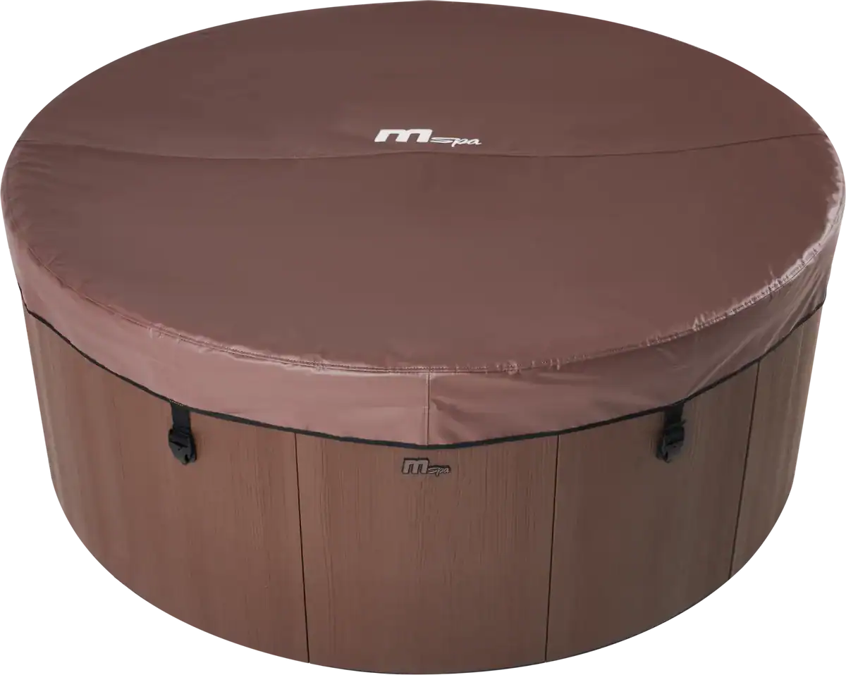 Safe and comfortable 6-person inflatable spa for home use. Perfect for relaxation and well.