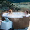 MSpa Rova frame spa, 6 people, outdoor use, relaxation and comfort.