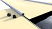 Safety cover segment in vanilla colour, suitable for pools, per m².