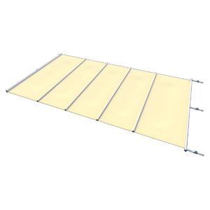 Safety cover segment in vanilla colour for pools, easy to install and safe for.