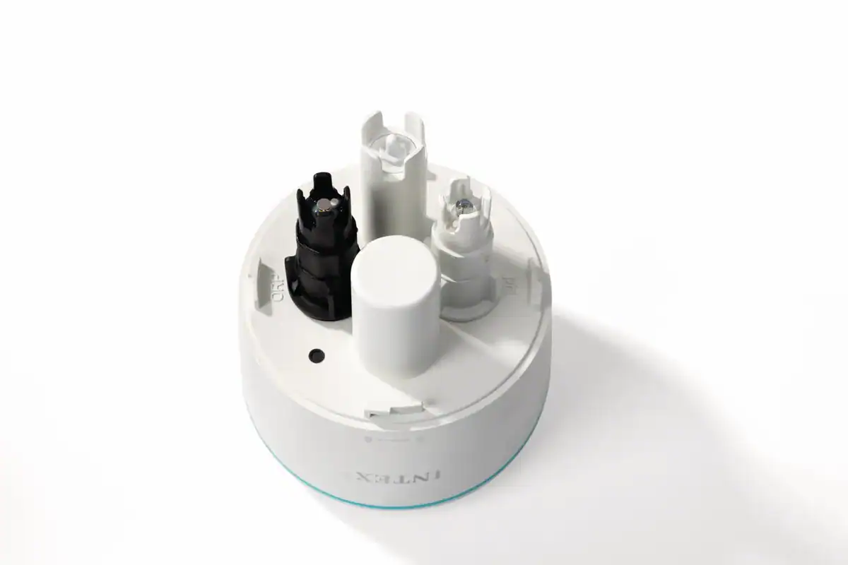 Digital pool tester for accurate water analysis.