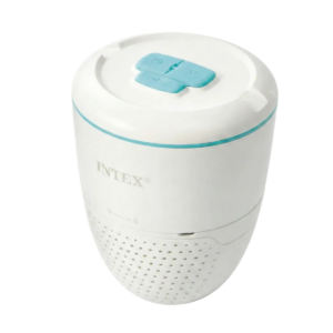Digital pool tester by Intex for accurate water analysis.