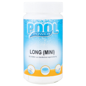 Chlorine tablets for pool cleaning and disinfection, 20 grams each.