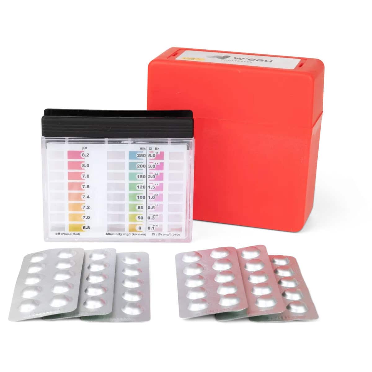 W'eau DPD 3-in-1 test set including tablets