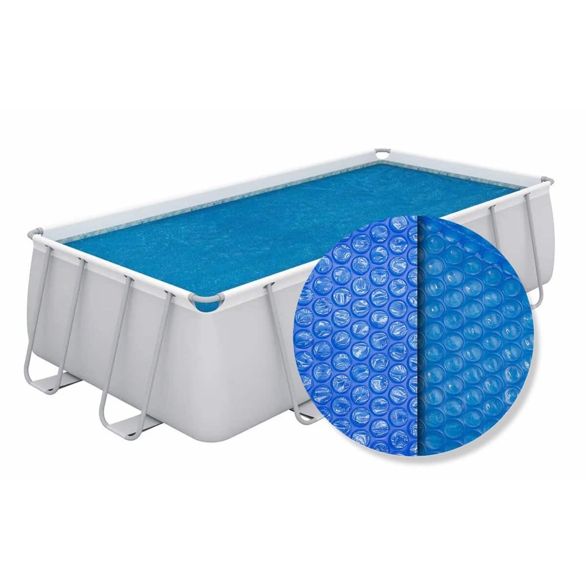 Bestway solar cover rectangular - 400 x 200 cm (cover size 380 x 180) - Blue