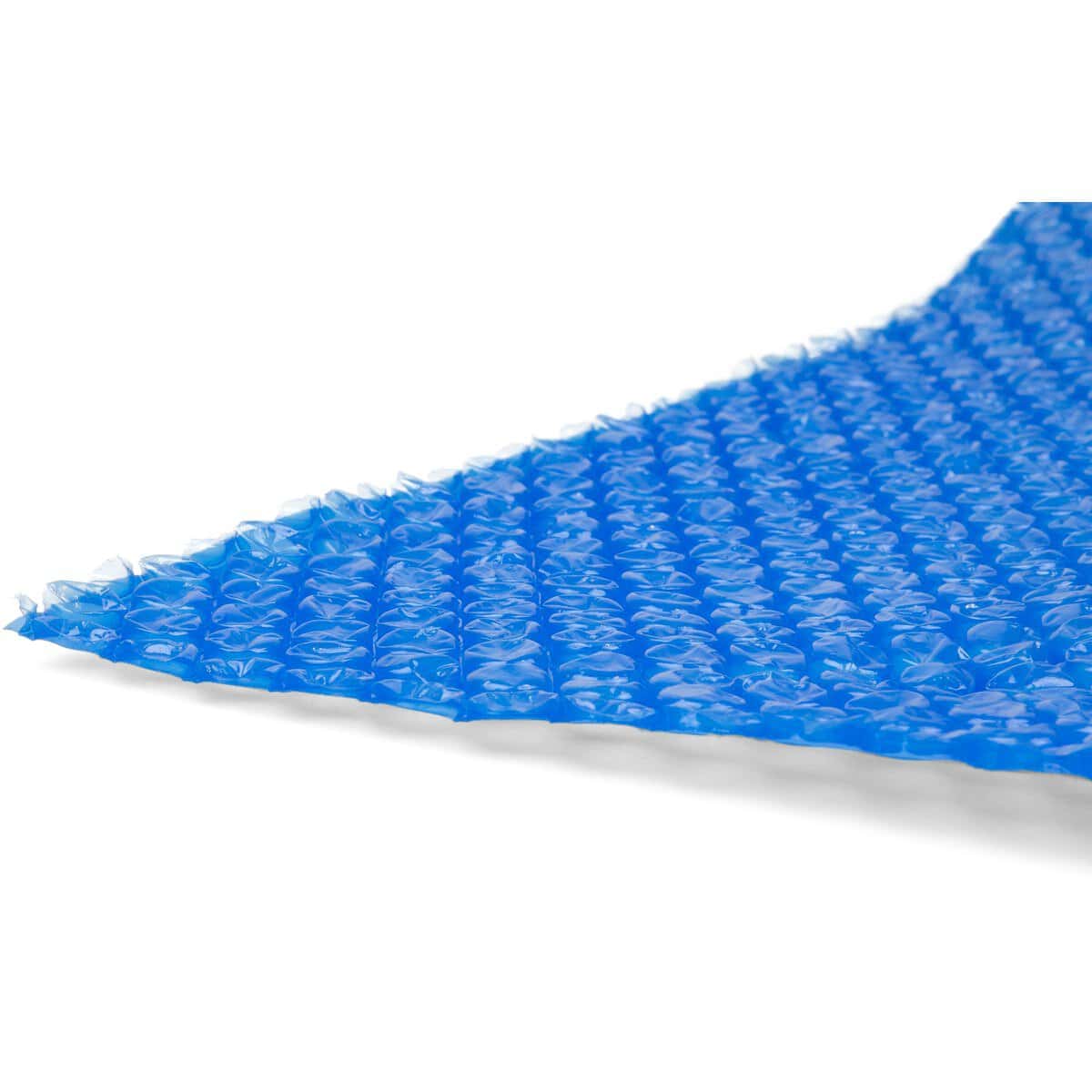 Blue pool underlay for protection and insulation.