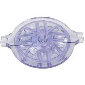 Transparent pool filter or skimmer for clean water.