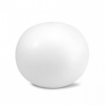 White floating ball for pools, suitable for recreational use.