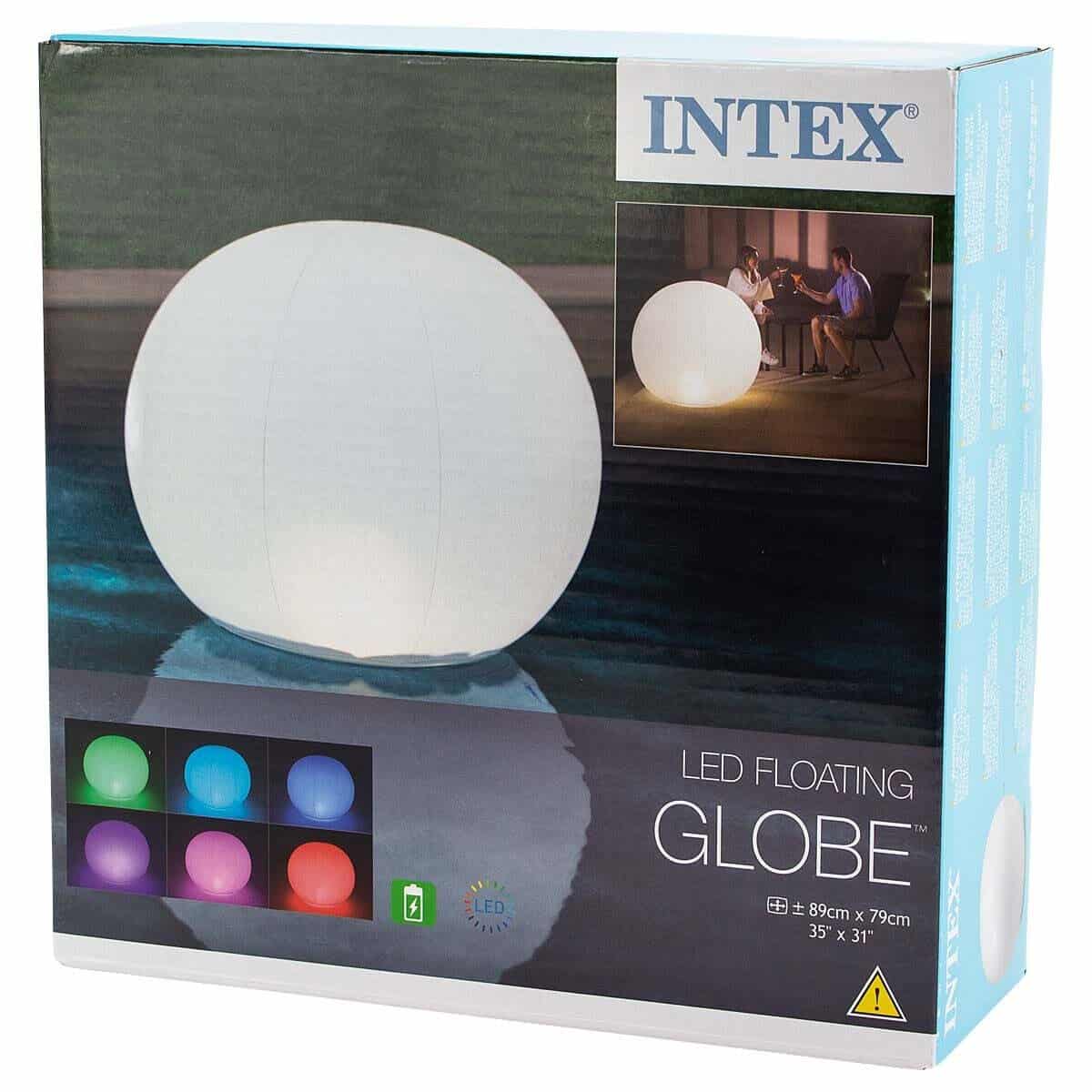 LED floating ball for indoor and outdoor use, atmospheric lighting for garden and terrace.