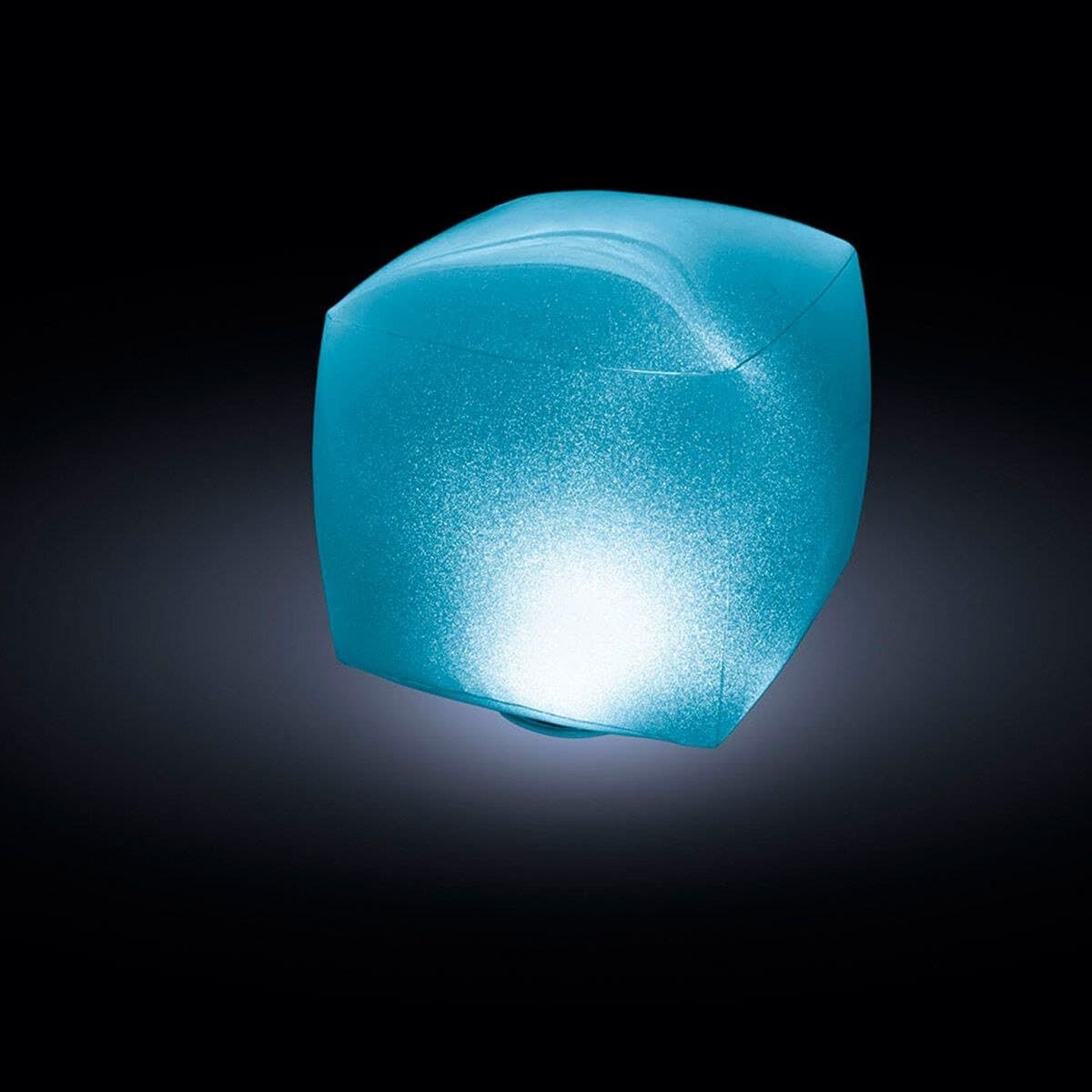Blue ice block for pools, refreshing and cool.