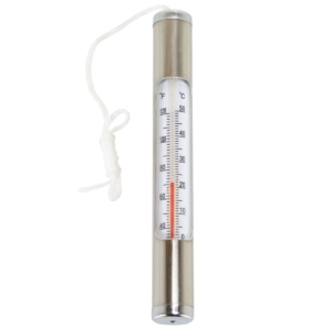 Thermometer for pools and spas, accurate temperature measurement.