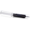 Syringe for pool maintenance and chemical control.