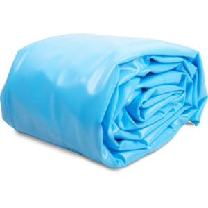 Blue pool liner, watertight and durable for pools.