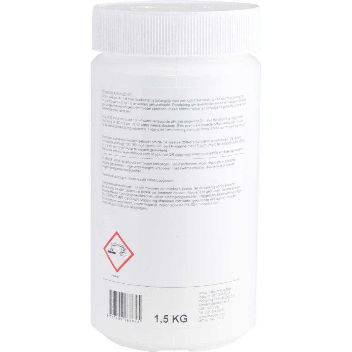 Melpool pH minus powder - 1.5 kg