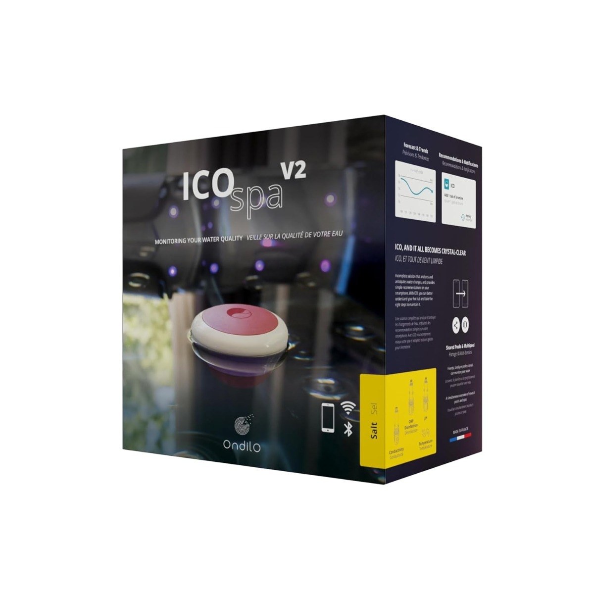 Ondilo ICO smart spa tester salt water with calibration set