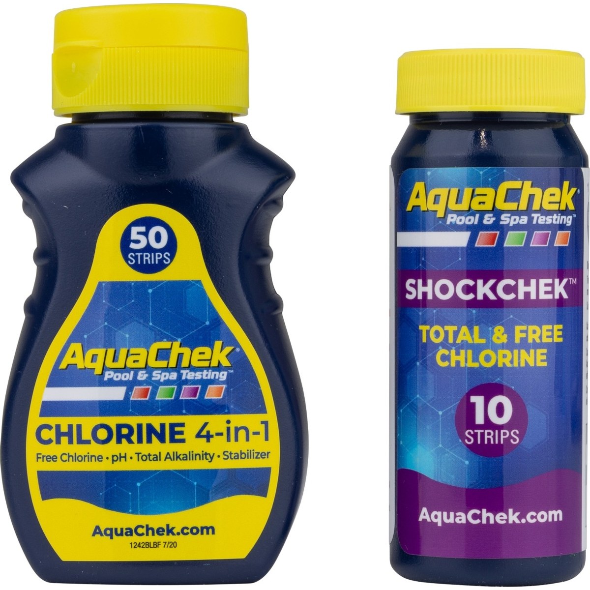 AquaChek test strips + ShockChek test strips