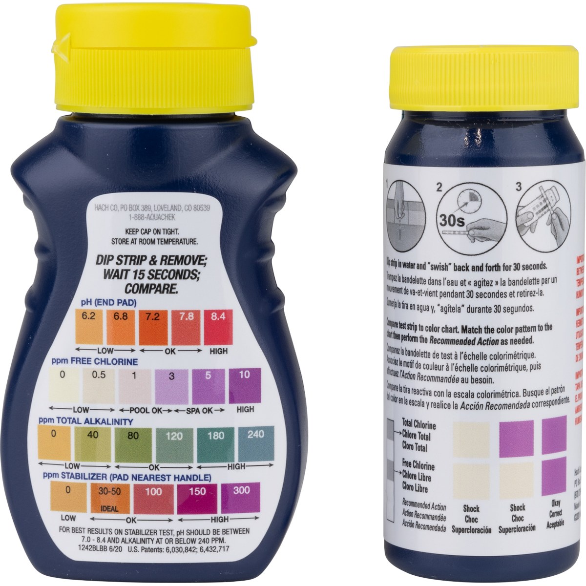 AquaChek test strips + ShockChek test strips