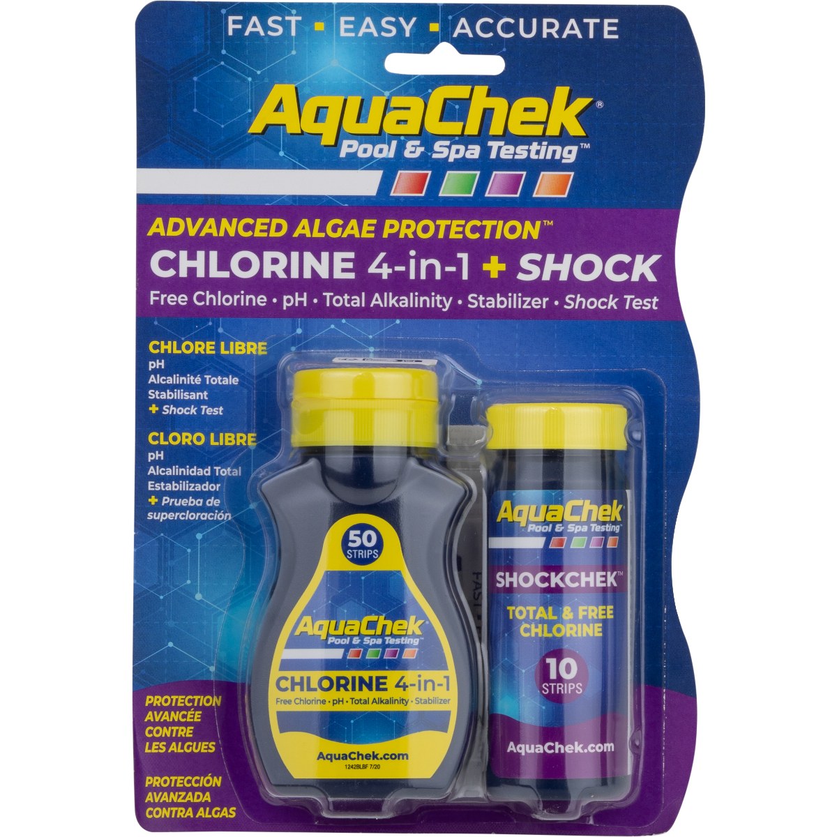 AquaChek test strips + ShockChek test strips