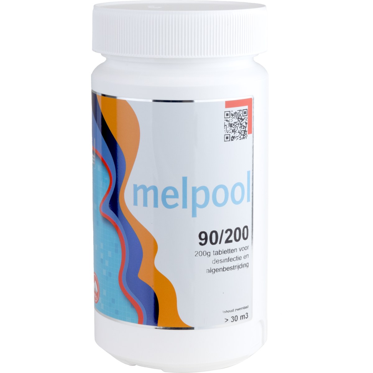 Melpool Large Chlorine Tablets 90/200 - 1 kg - Netherlands